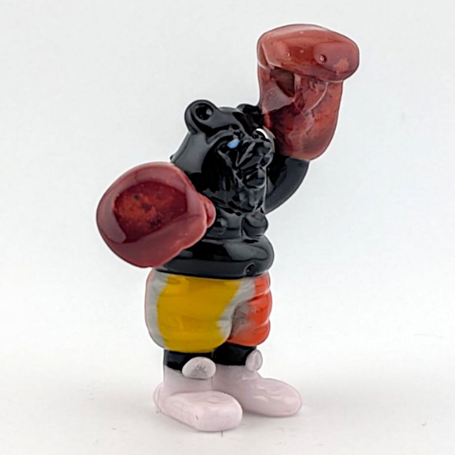 Ethan Windy Shadow Boxer, 2026 Borosilicate glass sculpture 49 x 18 x 59 mm Hand signed + dated by the artist