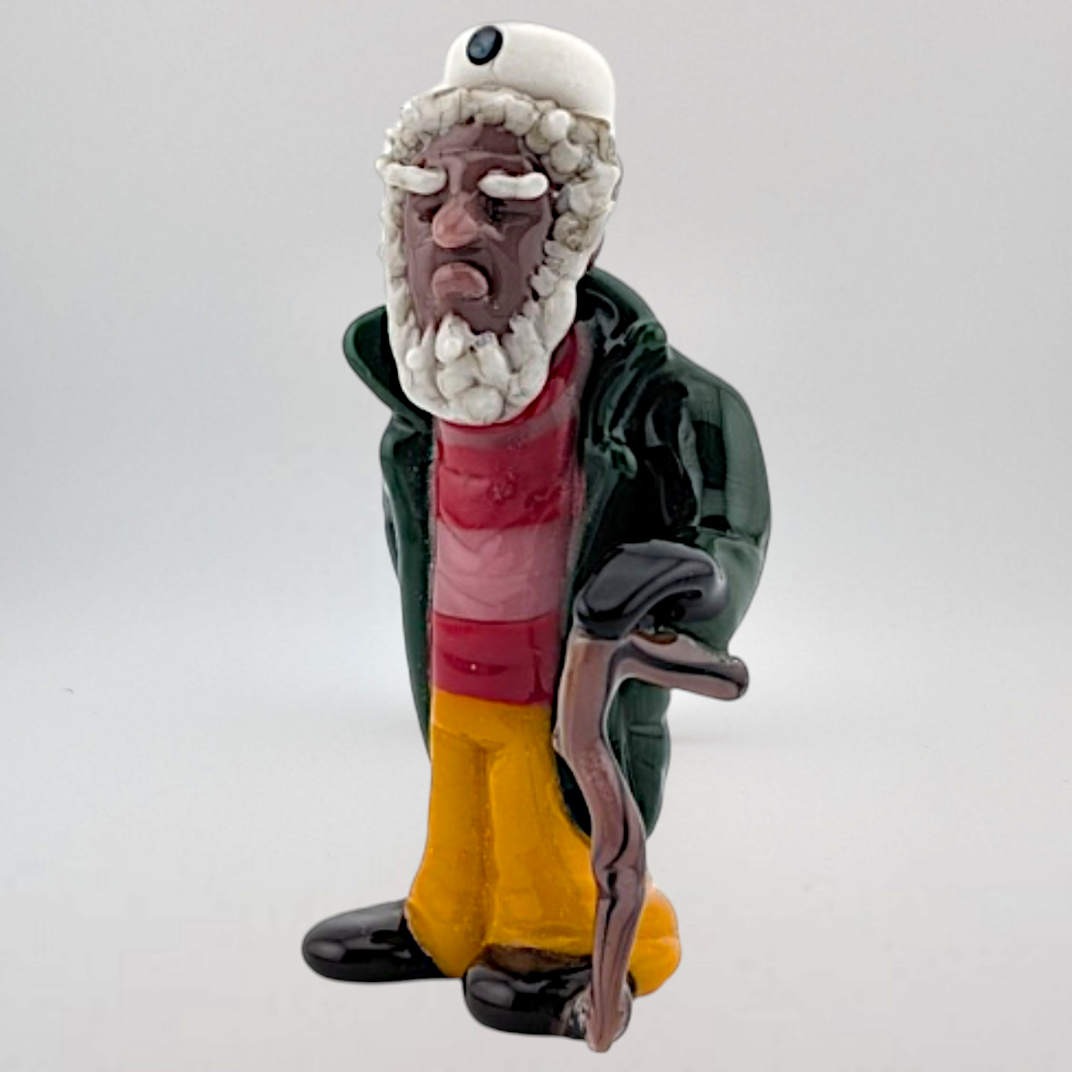 Ethan Windy The Worthy Sailor, 2026 Borosilicate glass sculpture 34 x 18 x 64 mm Hand signed + dated by the artist
