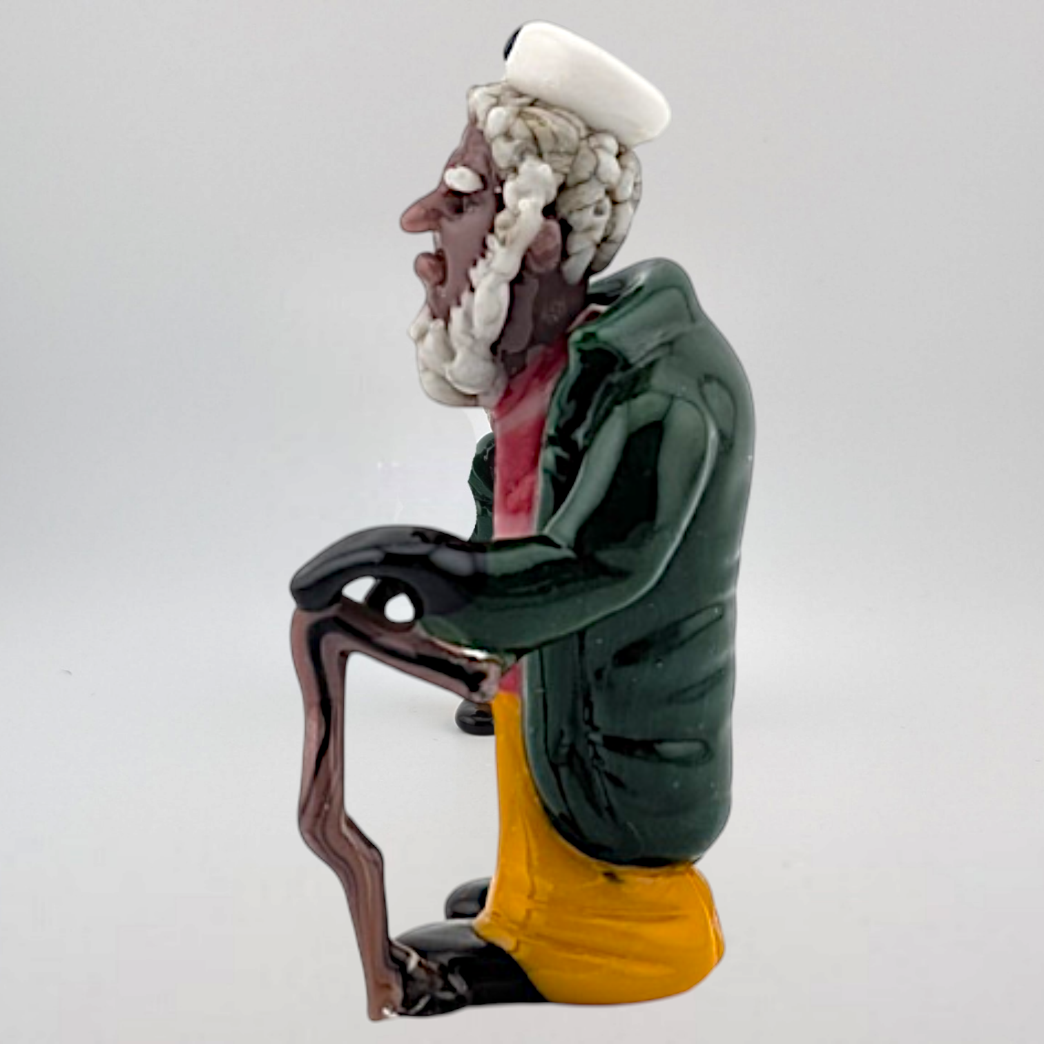 Ethan Windy The Worthy Sailor, 2026 Borosilicate glass sculpture 34 x 18 x 64 mm Hand signed + dated by the artist