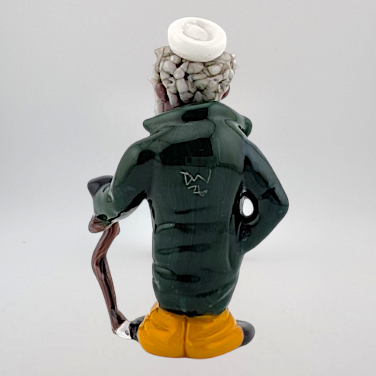 Ethan Windy The Worthy Sailor, 2026 Borosilicate glass sculpture 34 x 18 x 64 mm Hand signed + dated by the artist