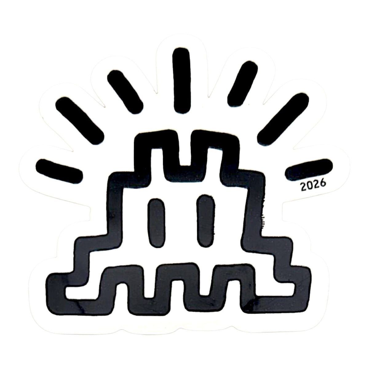 Invader
Beyond The Streets Paris V2, 2026
Pack of 12 vinyl stickers
Dimensons vary