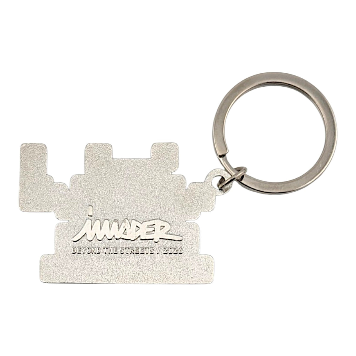 Invader
Blue Key , 2026
Metal Keychain
2 x 1.5 in
