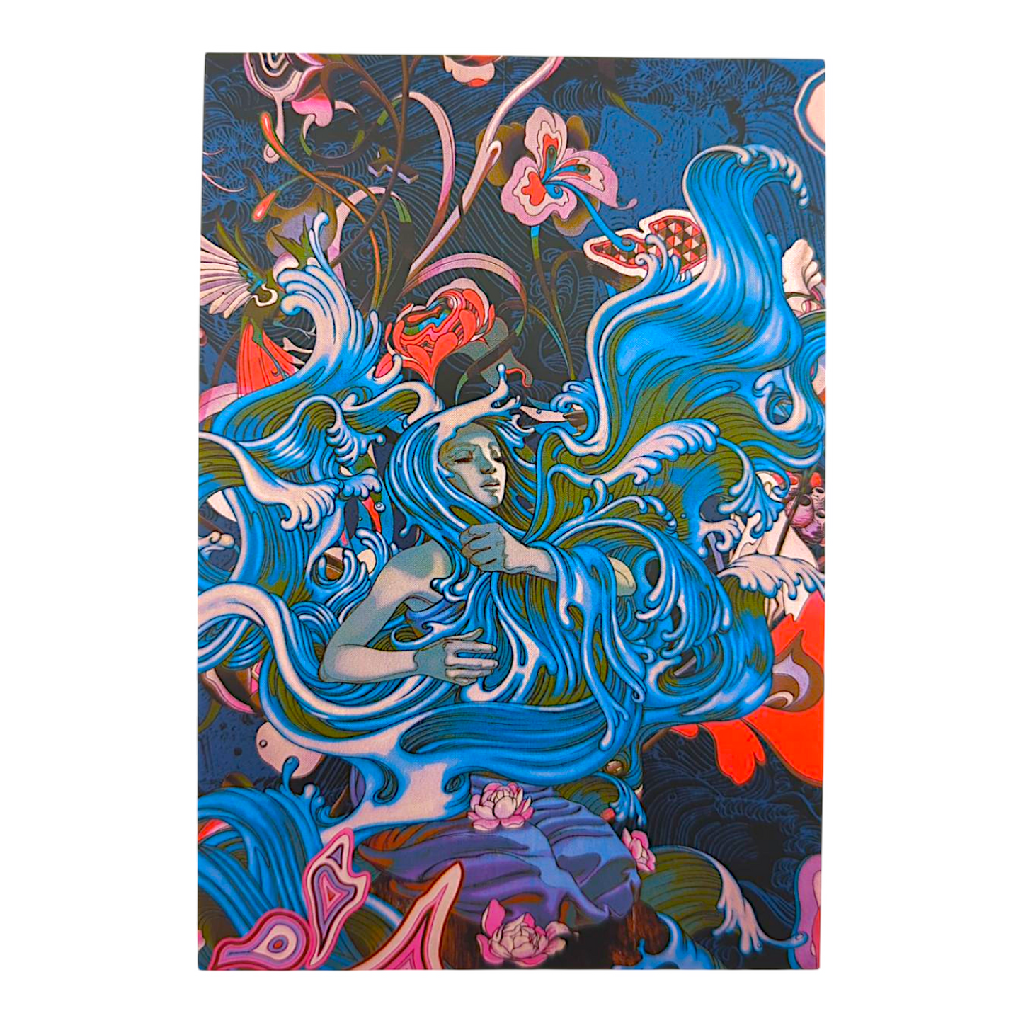 James Jean “Aloha 'Oe” Postcard

Offset lithograph on postcard
4 x 6 in
Features a reproduction of James Jean’s "Aloha 'Oe" (2017)
