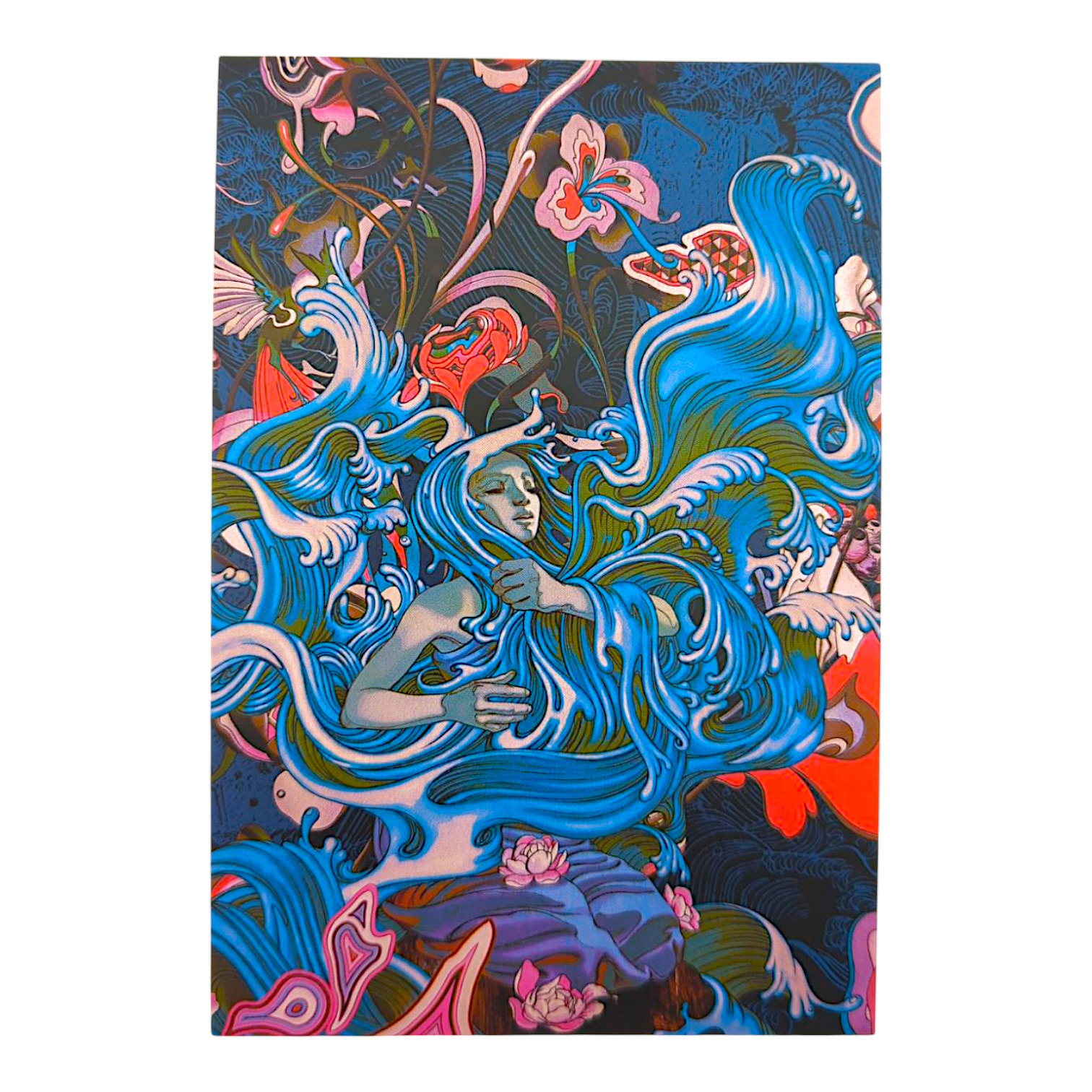 James Jean “Aloha 'Oe” Postcard

Offset lithograph on postcard
4 x 6 in
Features a reproduction of James Jean’s "Aloha 'Oe" (2017)