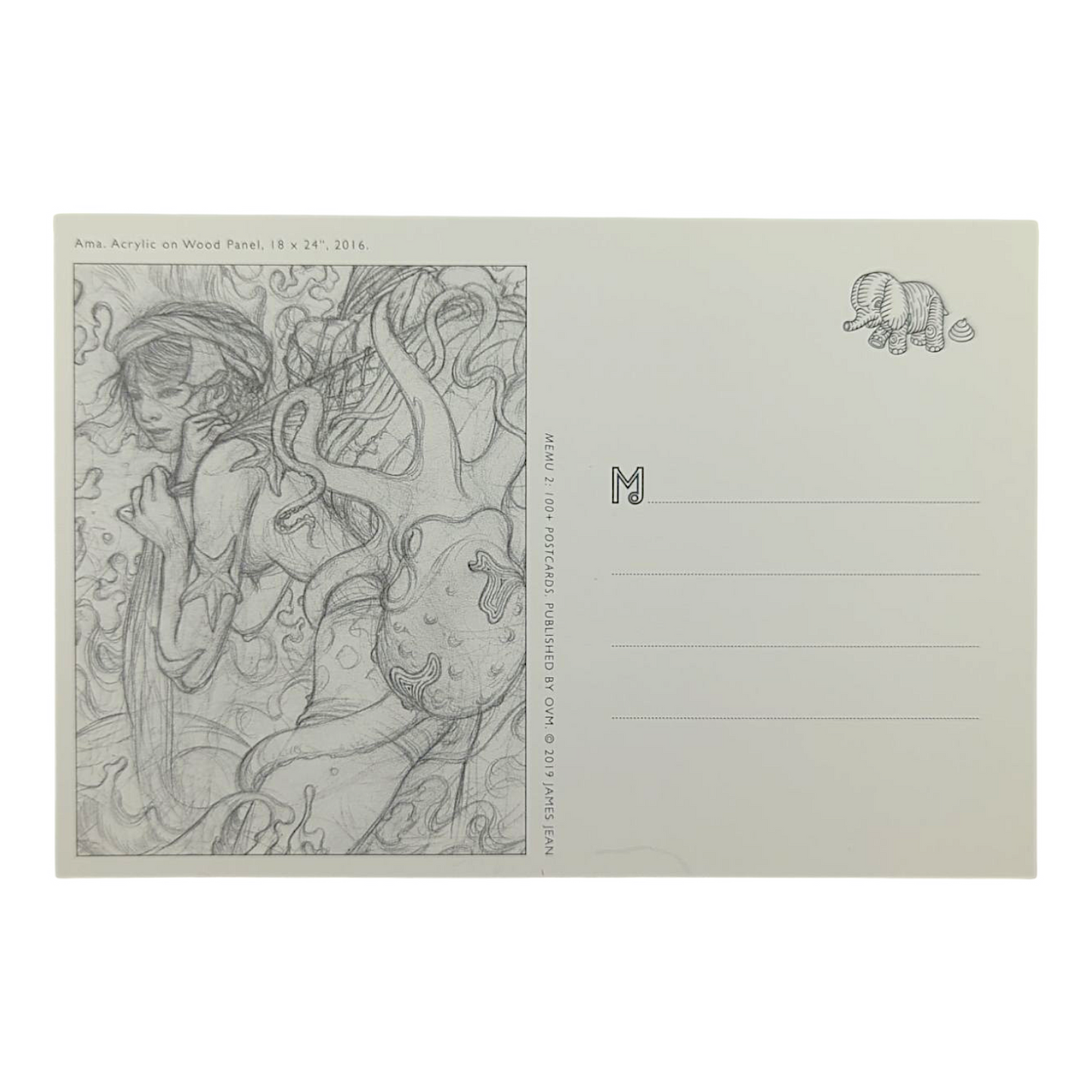 James Jean "Ama" Postcard