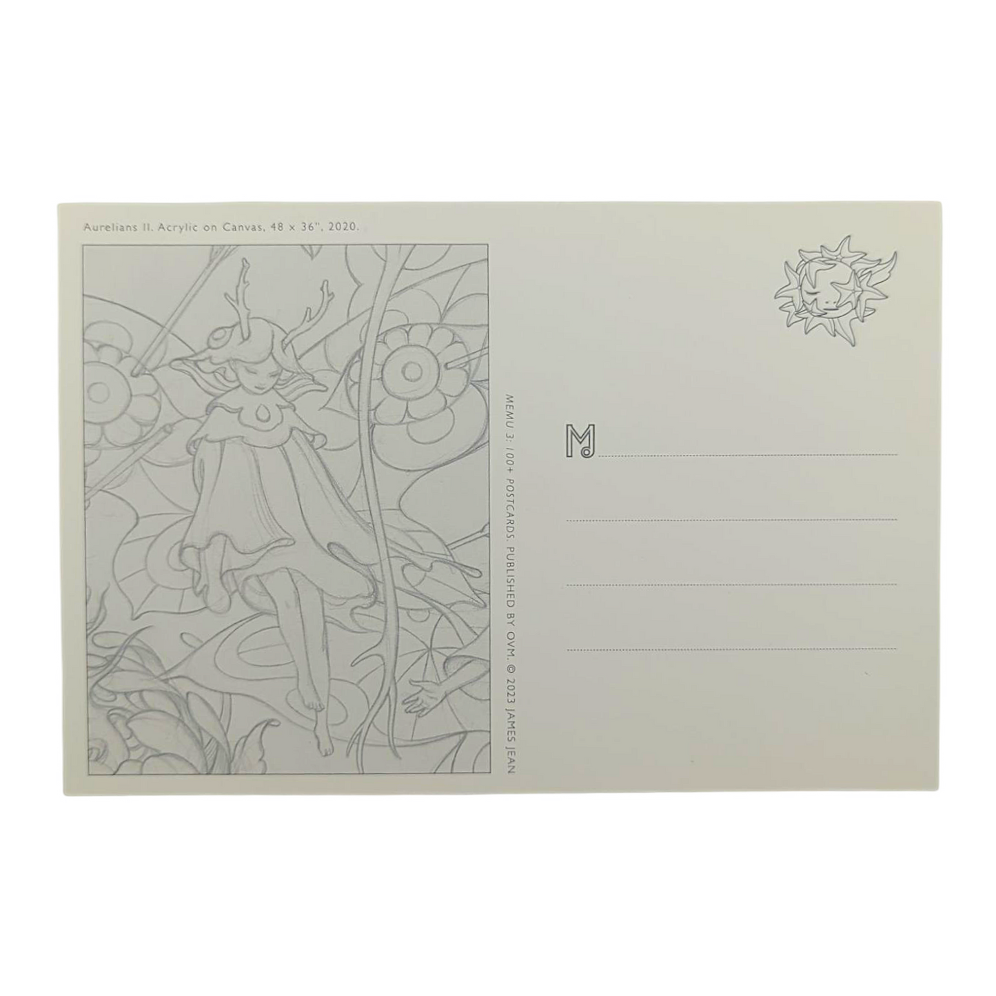 James Jean “Aurelians II” Postcard

Offset lithograph on postcard
4 x 6 in
Features a reproduction of James Jean’s "Aurelians II" (2020)