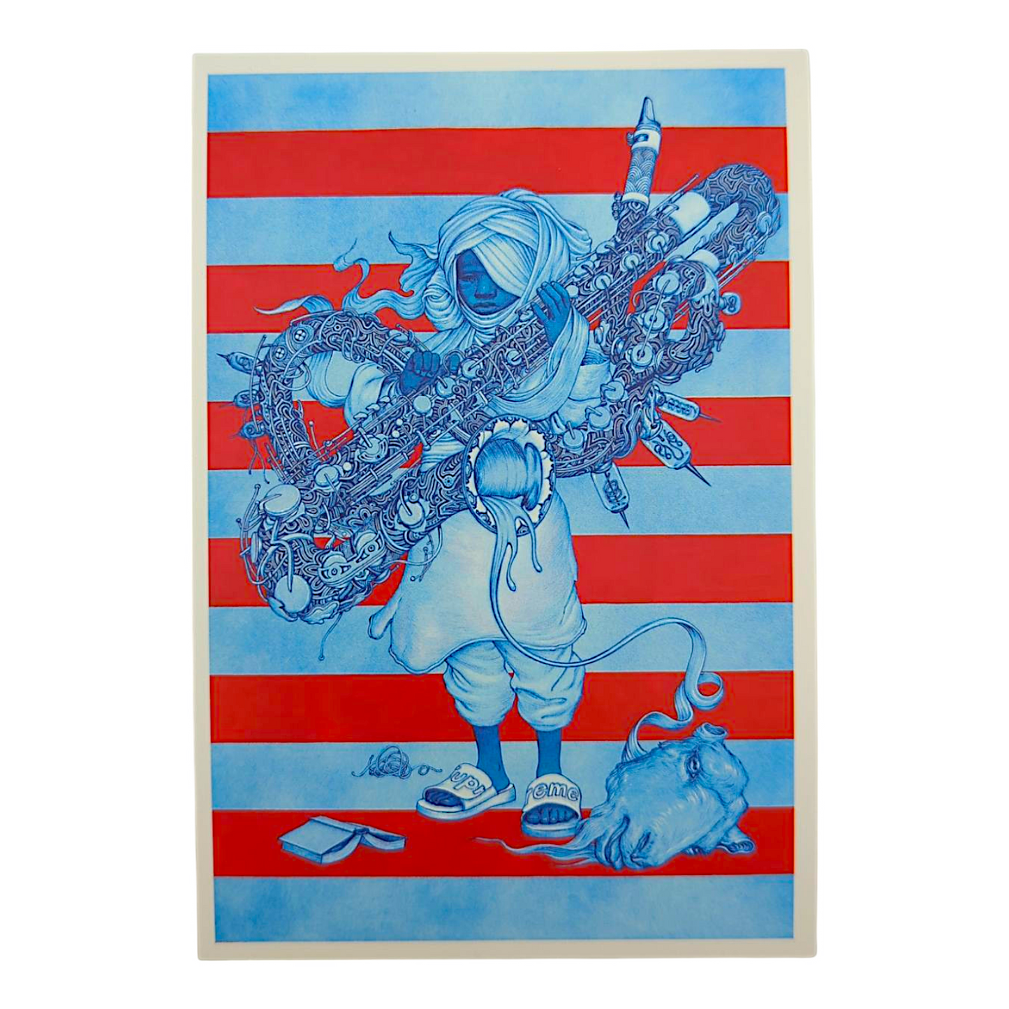 James Jean “Bassoon” Postcard

Offset lithograph on postcard
4 x 6 in
Features a reproduction of James Jean’s "Bassoon" (2015)