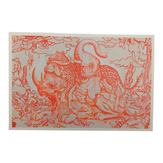James Jean "Big Five" Postcard