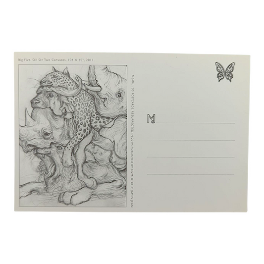 James Jean "Big Five" Postcard