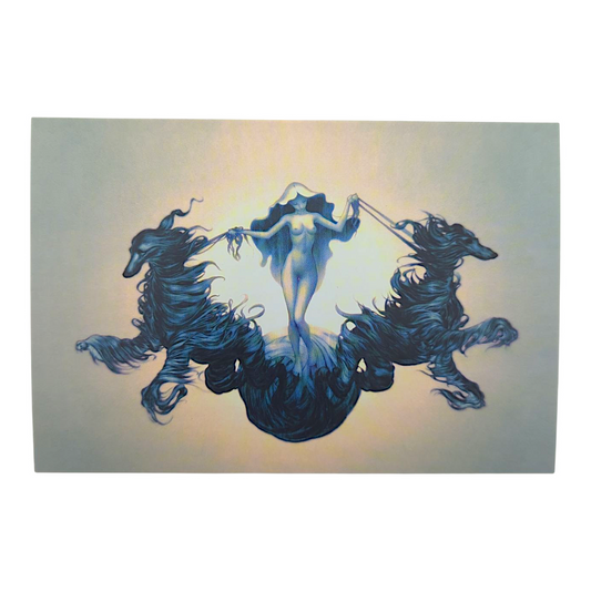 James Jean "Black Dog" Postcard