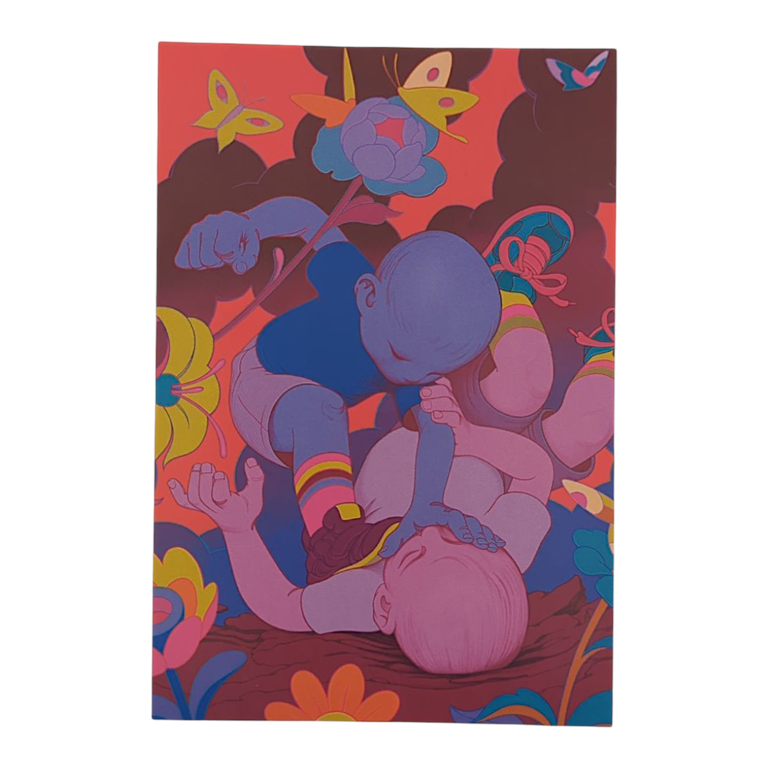 James Jean “Brawl” Postcard

Offset lithograph on postcard
4 x 6 in
Features a reproduction of James Jean’s "Brawl" (2022)