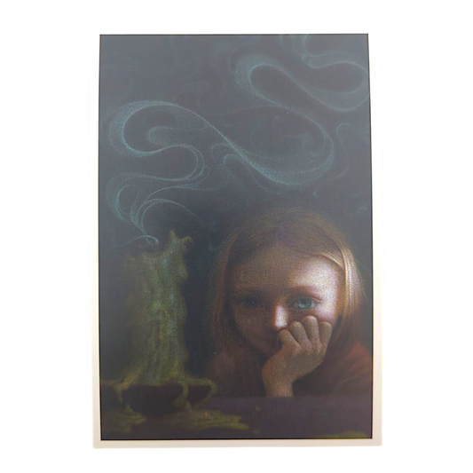 James Jean “Candle” Postcard

Offset lithograph on postcard
4 x 6 in
Features a reproduction of James Jean’s "Candle" (2022)