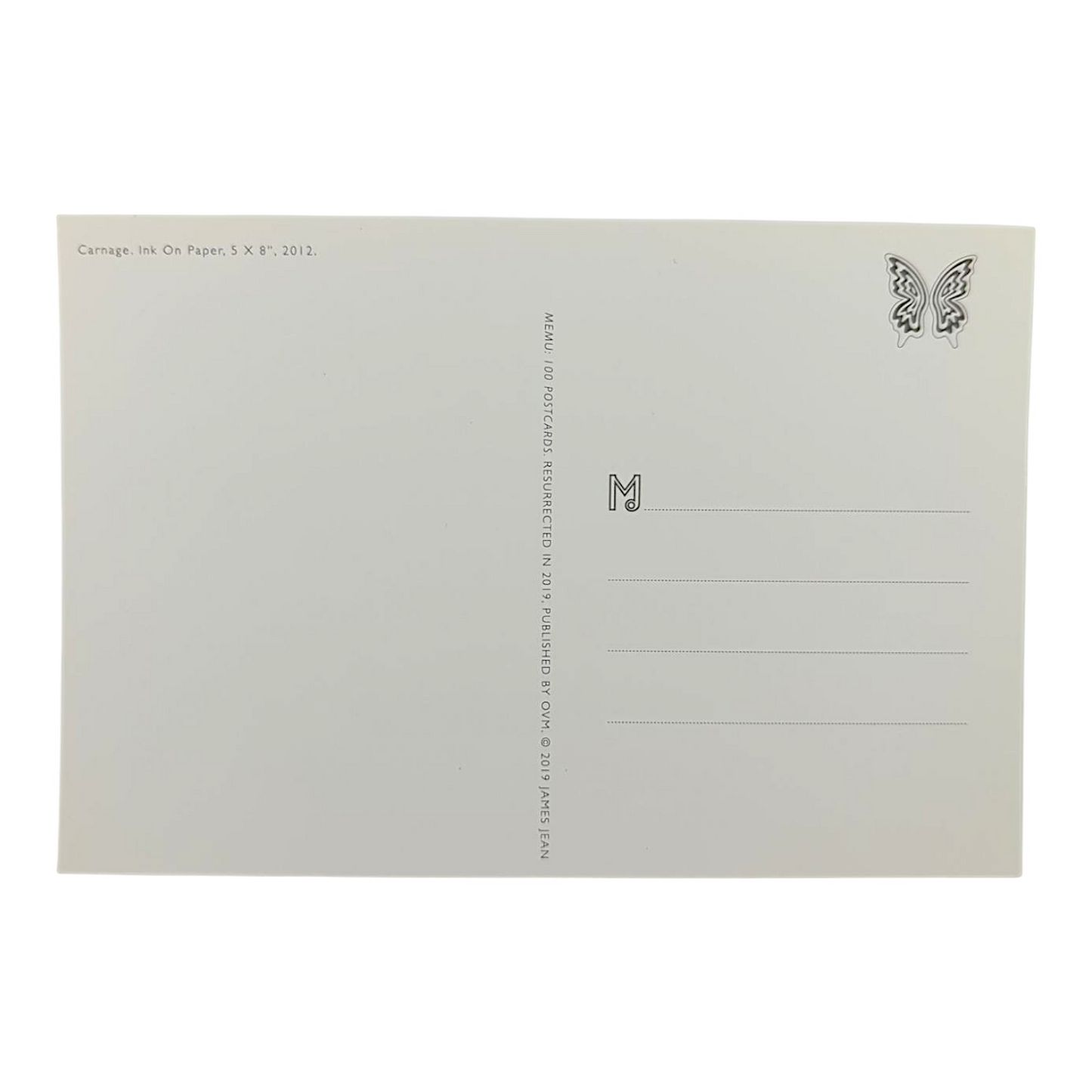 James Jean "Carnage" Postcard