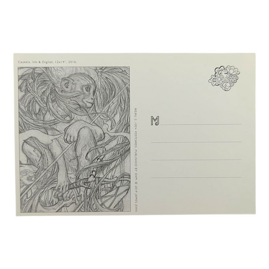 James Jean "Caskets" Postcard