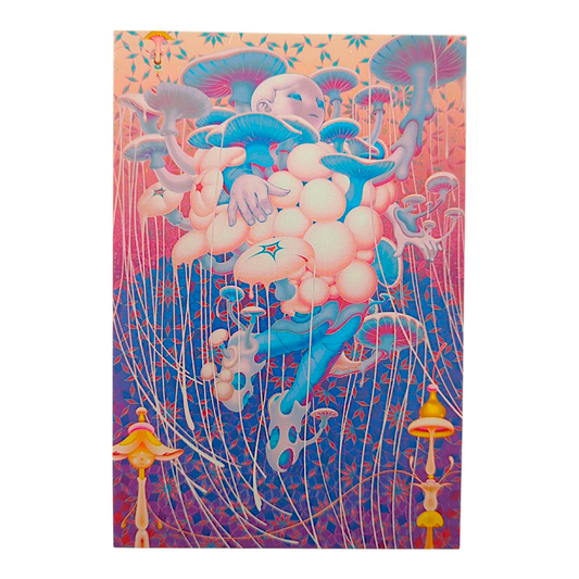 James Jean “Champignon” Postcard 
Offset lithograph on postcard 
4 x 6 in 
Features a reproduction of James Jean’s "Champignon" (2021) 