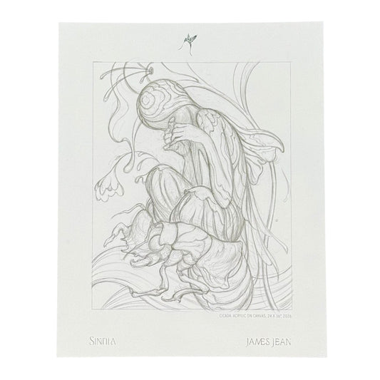 James Jean "Cicada" Postcard