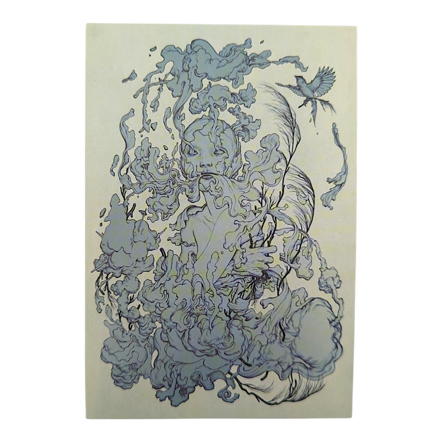 James Jean “Cloud” Postcard

Offset lithograph on postcard
4 x 6 in
Features a reproduction of James Jean’s "Cloud" (2014)