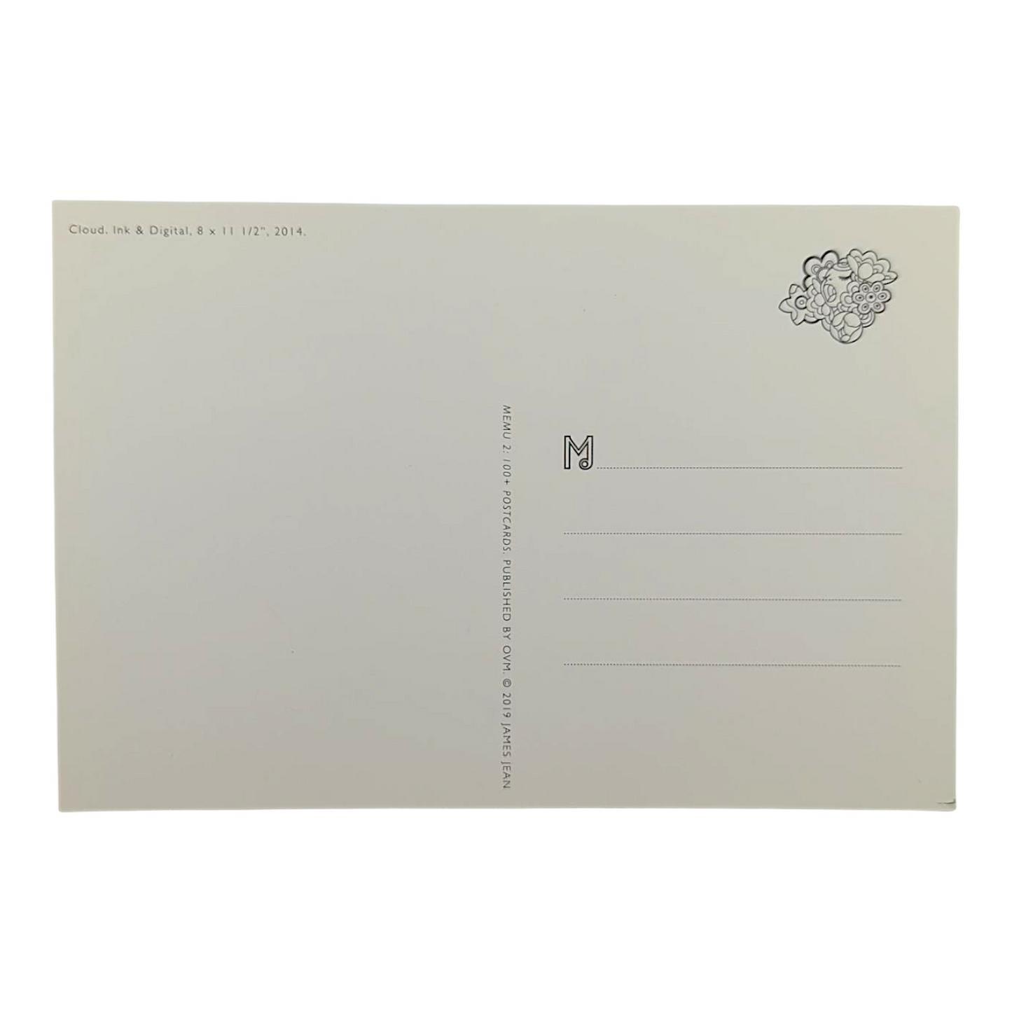 James Jean “Cloud” Postcard

Offset lithograph on postcard
4 x 6 in
Features a reproduction of James Jean’s "Cloud" (2014)