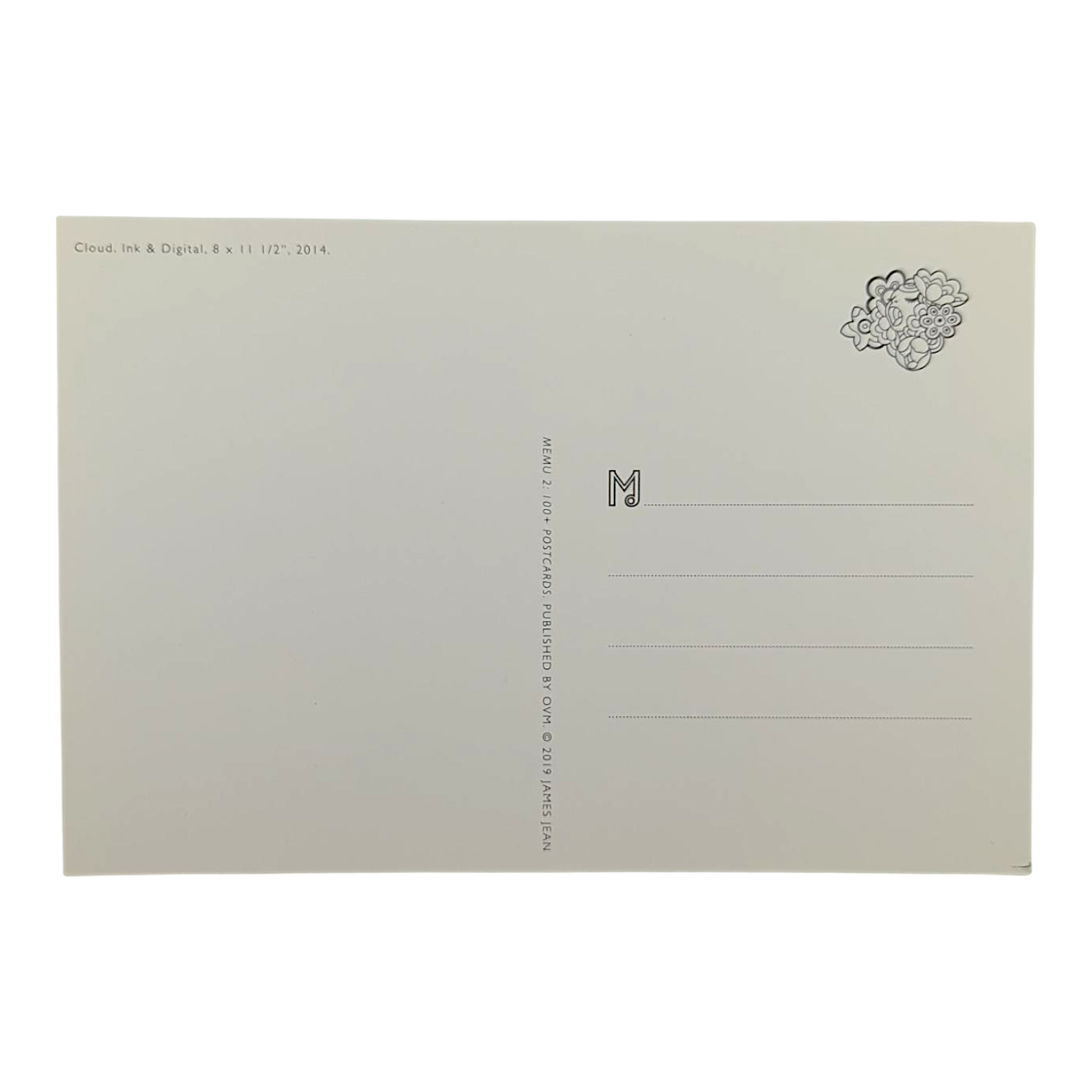 James Jean “Cloud” Postcard

Offset lithograph on postcard
4 x 6 in
Features a reproduction of James Jean’s "Cloud" (2014)