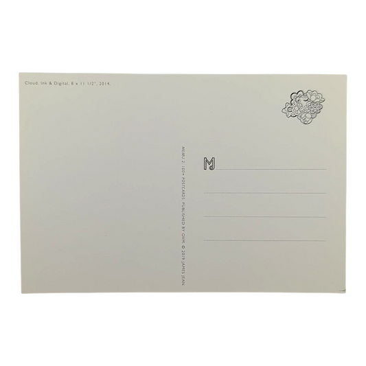 James Jean “Cloud” Postcard

Offset lithograph on postcard
4 x 6 in
Features a reproduction of James Jean’s "Cloud" (2014)