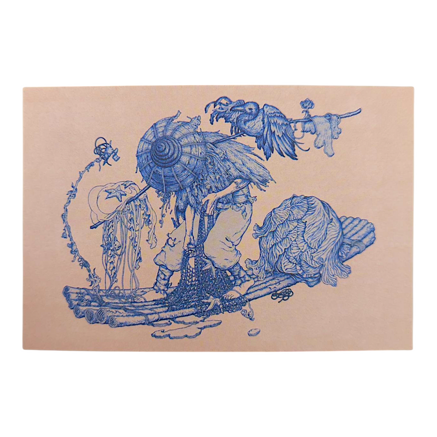 James Jean “Cormorant” Postcard

Offset lithograph on postcard
4 x 6 in
Features a reproduction of James Jean’s "Cormorant" (2014)