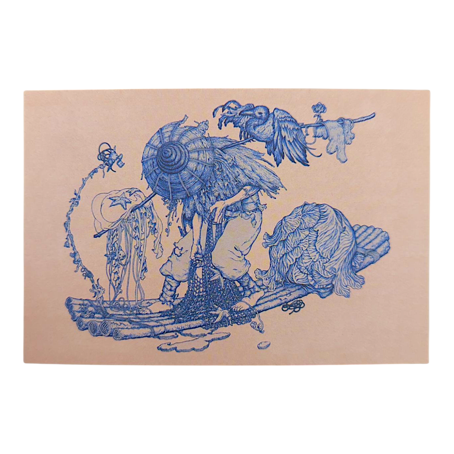 James Jean “Cormorant” Postcard

Offset lithograph on postcard
4 x 6 in
Features a reproduction of James Jean’s "Cormorant" (2014)