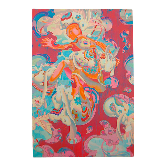 James Jean “Cottontail” Postcard

Offset lithograph on postcard
4 x 6 in
Features a reproduction of James Jean’s "Cottontail" (2021)