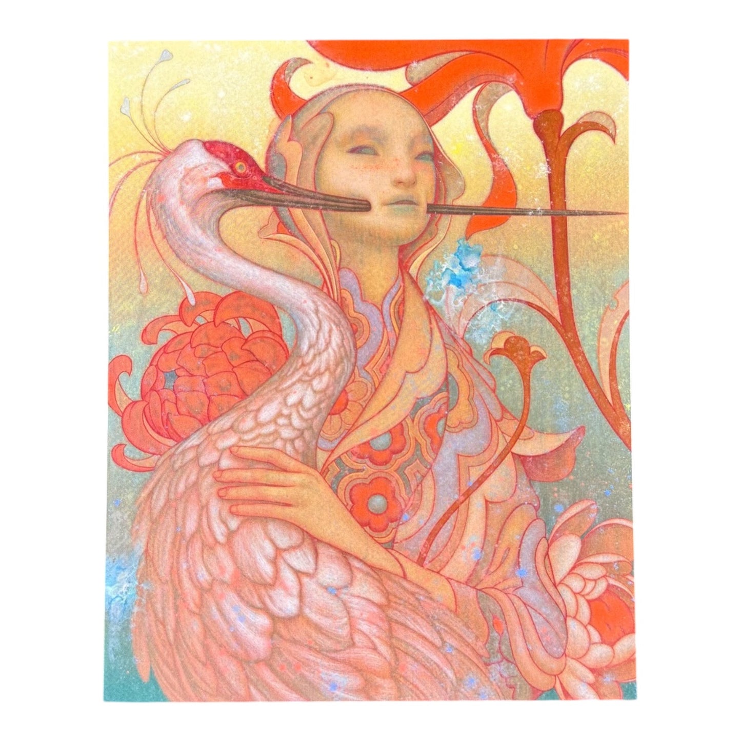 James Jean "Crane" Postcard