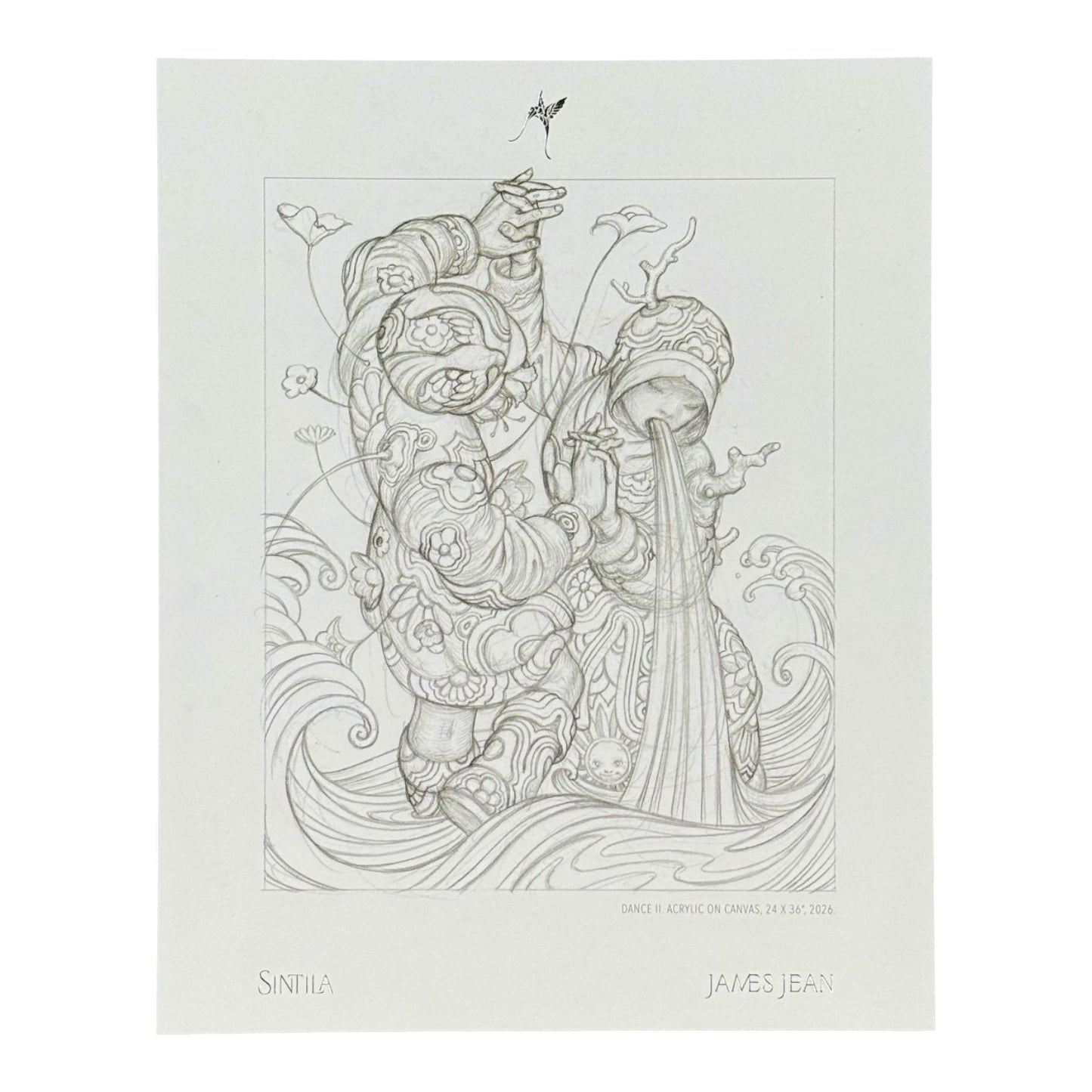 James Jean "Dance II" Postcard