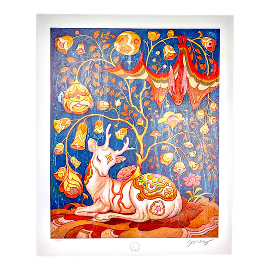 James Jean
Dear IV, 2026
Archival Print on Cotton Rag Paper
19.5 x 24 in
Edition of 327

Hand signed + numbered by the artist