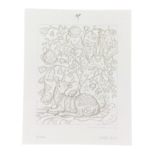 James Jean "Deer" Postcard