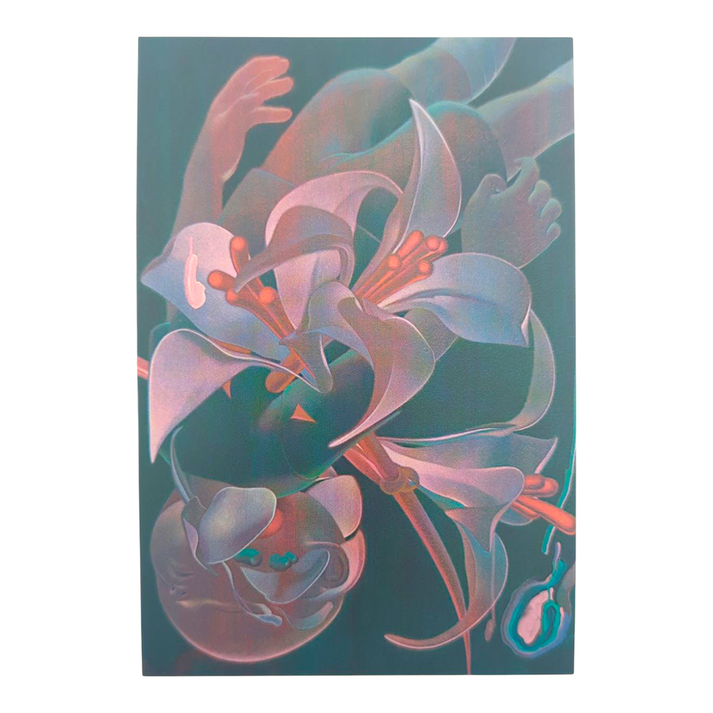 James Jean “Descendent III” Postcard

Offset lithograph on postcard
4 x 6 in
Features a reproduction of James Jean’s "Descendent III" (2021)