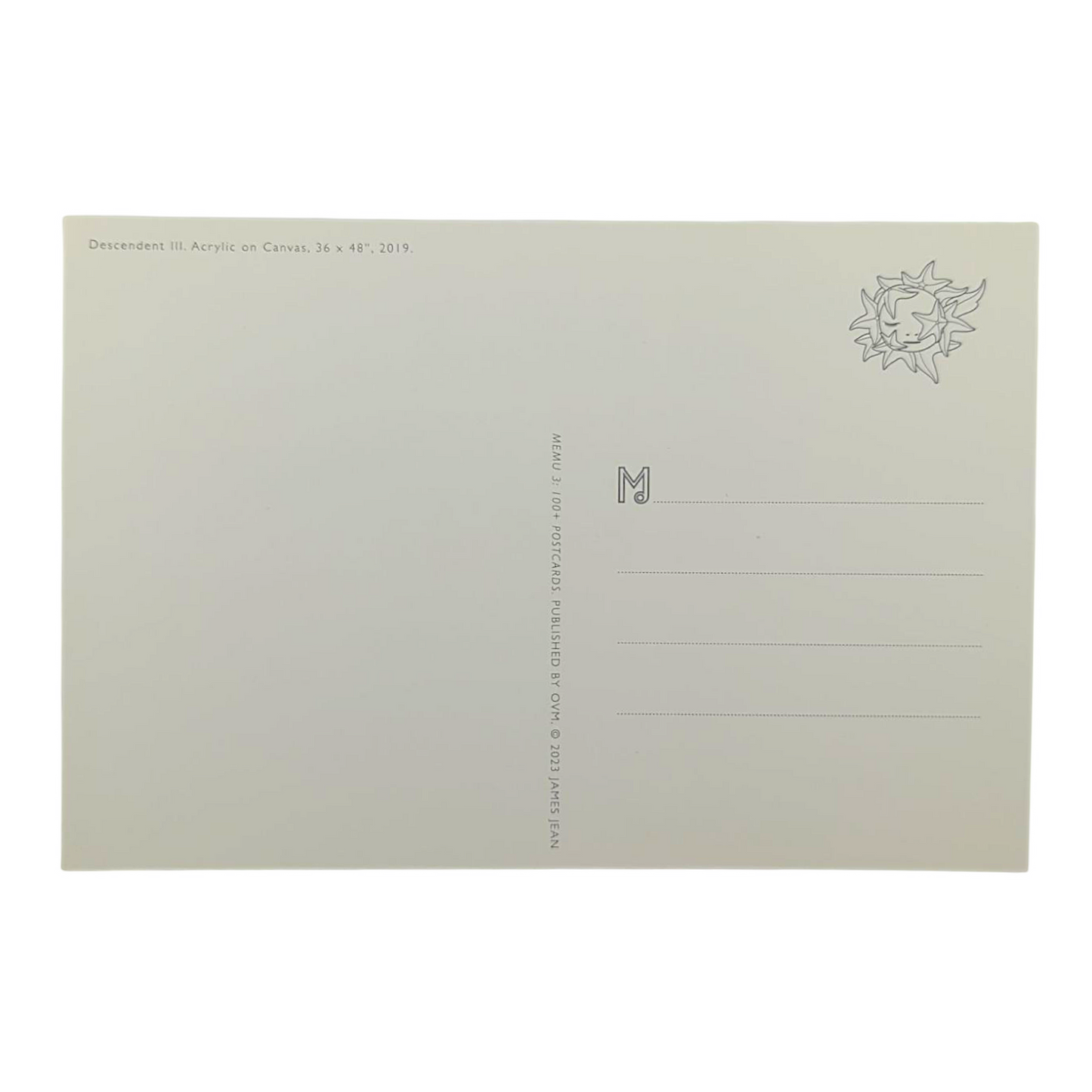 James Jean “Descendent III” Postcard

Offset lithograph on postcard
4 x 6 in
Features a reproduction of James Jean’s "Descendent III" (2021)