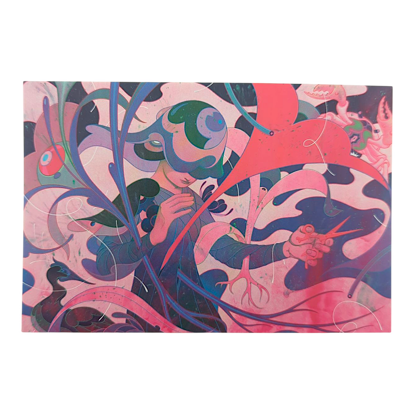 James Jean “Doubt” Postcard

Offset lithograph on postcard
4 x 6 in
Features a reproduction of James Jean’s "Doubt" (2022)