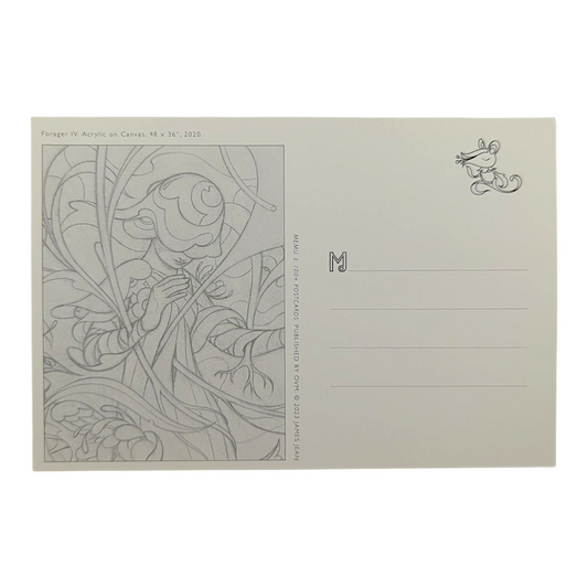 James Jean “Doubt” Postcard

Offset lithograph on postcard
4 x 6 in
Features a reproduction of James Jean’s "Doubt" (2022)