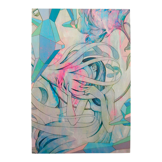 James Jean “Elena” Postcard

Offset lithograph on postcard
4 x 6 in
Features a reproduction of James Jean’s "Elena" (2018)