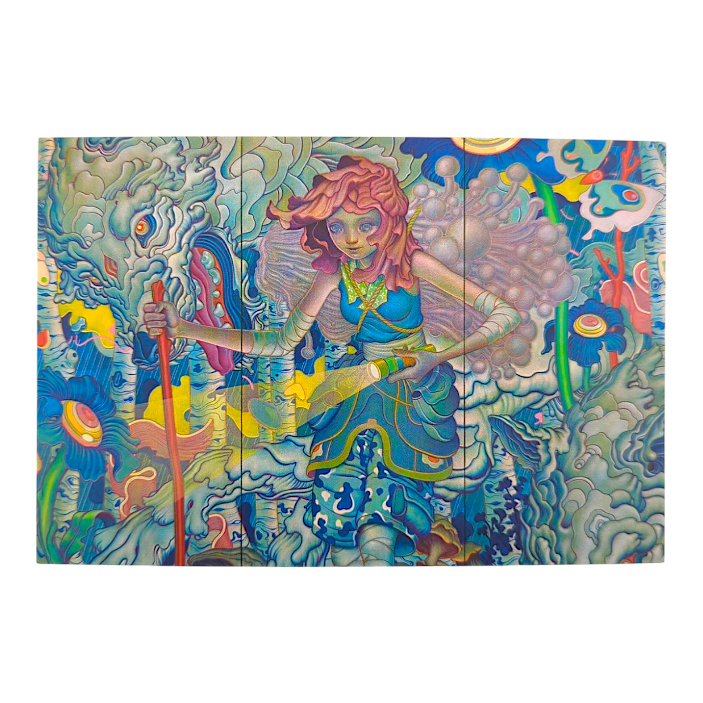 James Jean “Enoki II” Postcard

Offset lithograph on postcard
4 x 6 in
Features a reproduction of James Jean’s "Enoki II" (2013)