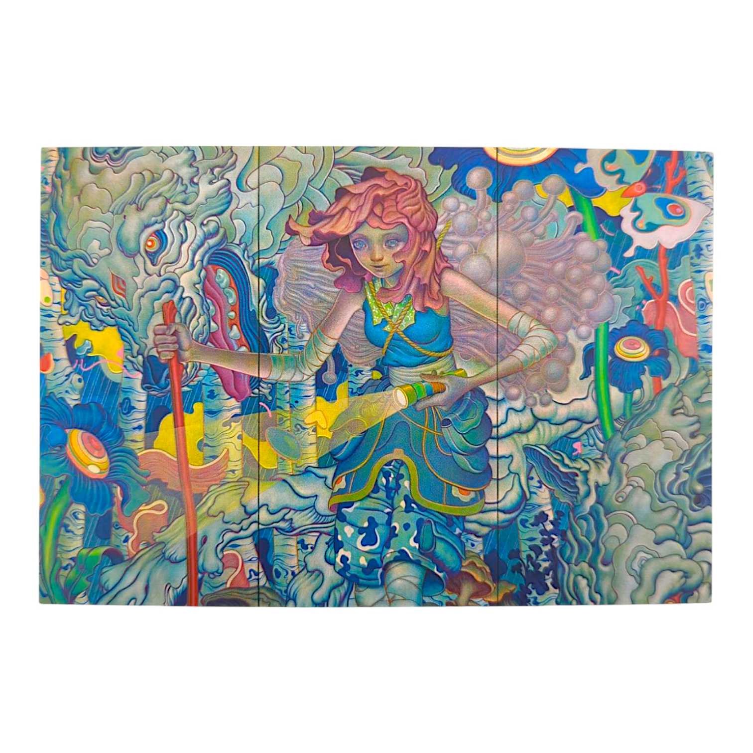 James Jean “Enoki II” Postcard

Offset lithograph on postcard
4 x 6 in
Features a reproduction of James Jean’s "Enoki II" (2013)