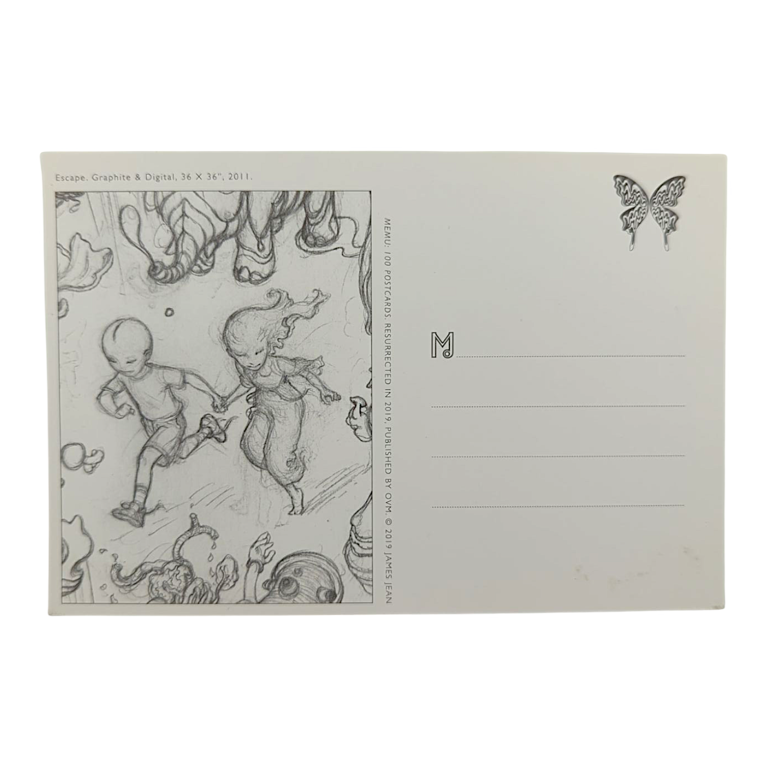 James Jean "Escape" Postcard