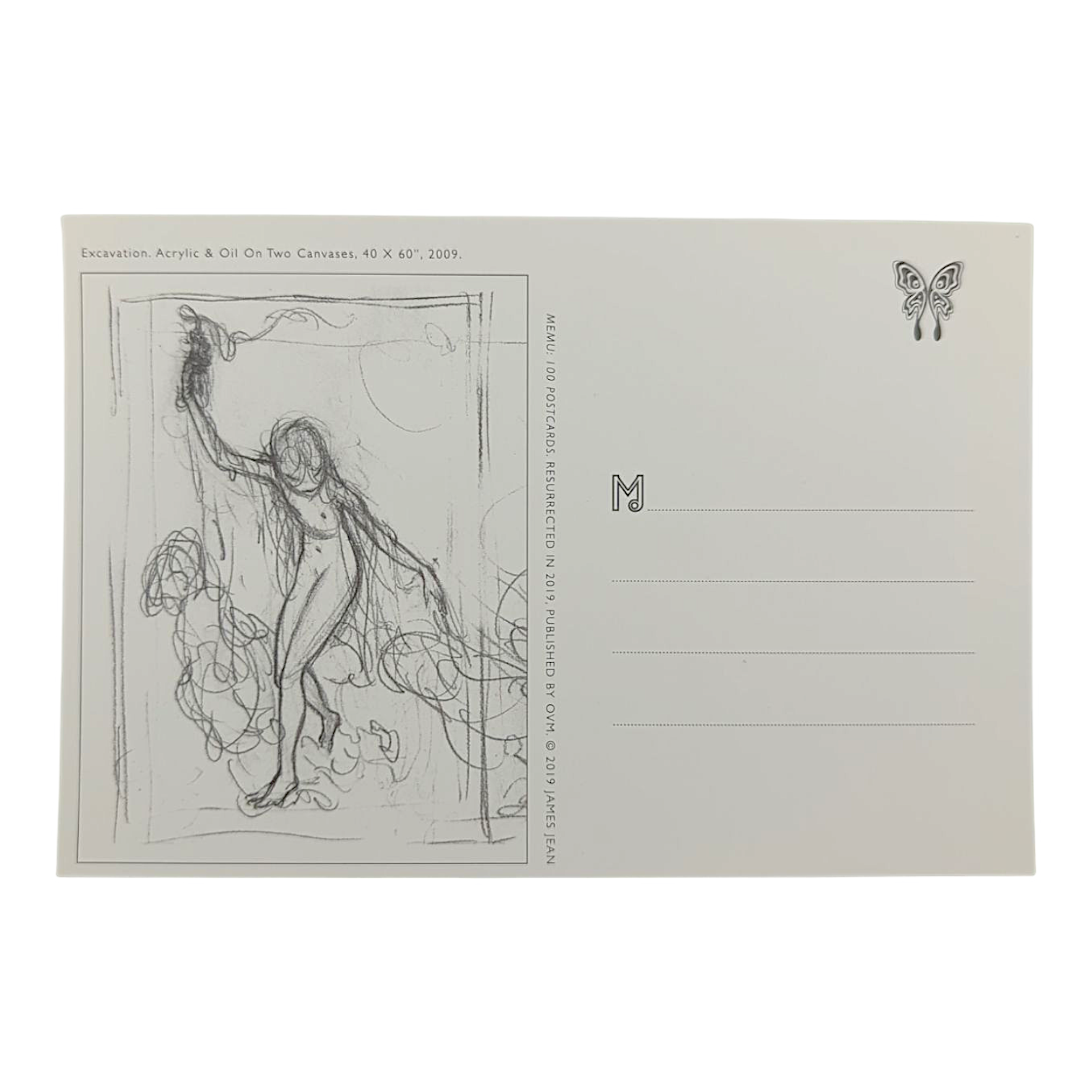 James Jean "Excavation" Postcard