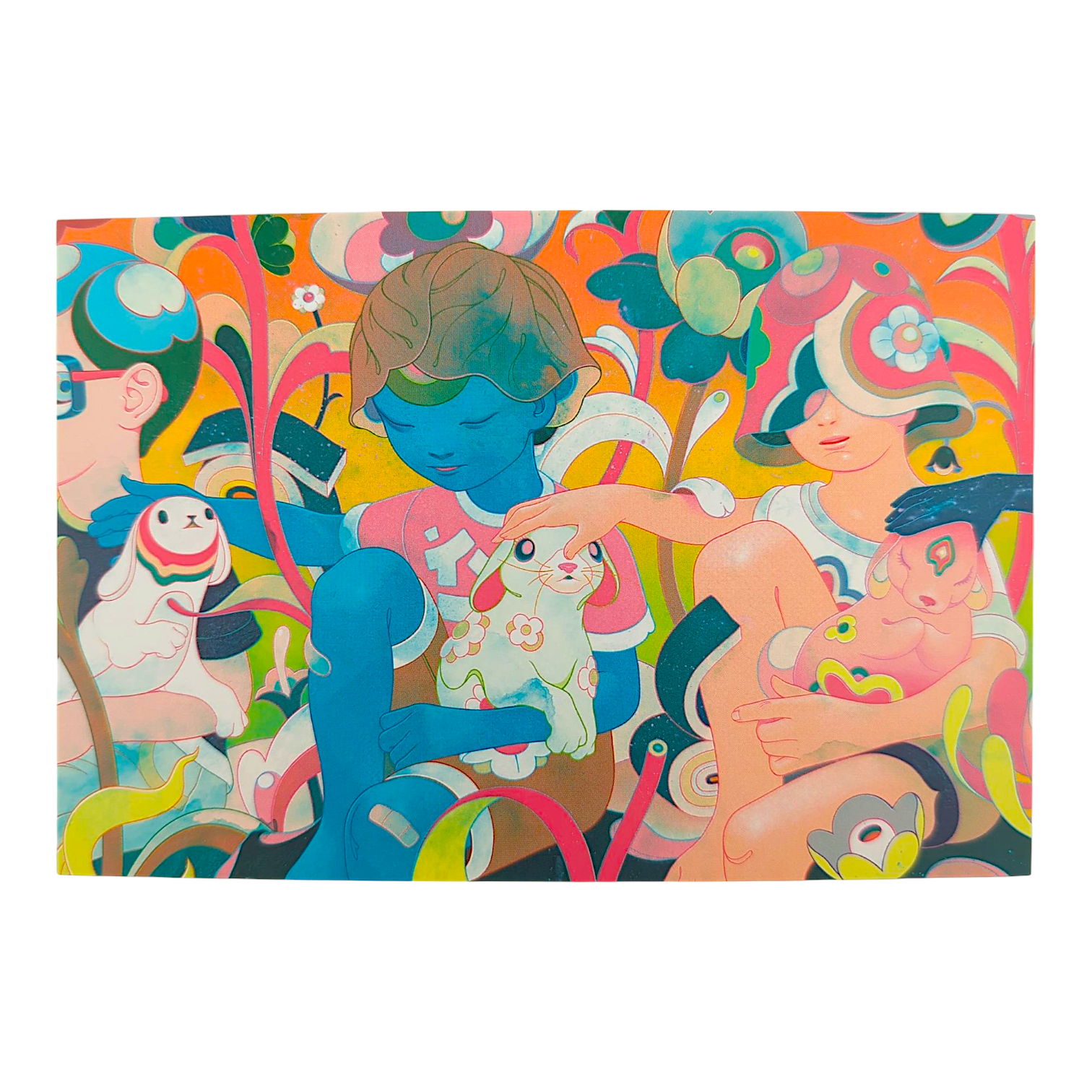 James Jean "Fellowship" Postcard 

Offset lithograph on postcard 
4 x 6 in 
Features a reproduction of James Jean’s "Fellowship" (2020) 