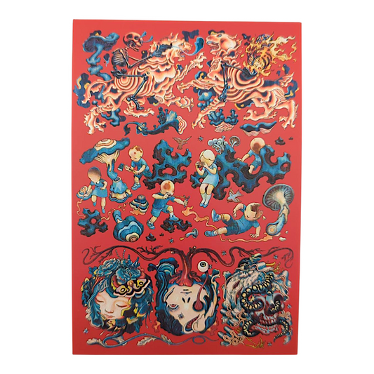 James Jean “Flash I” Postcard

Offset lithograph on postcard
4 x 6 in
Features a reproduction of James Jean’s "Flash I" (2014)