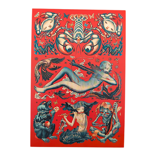 James Jean “Flash II” Postcard

Offset lithograph on postcard
4 x 6 in
Features a reproduction of James Jean’s "Flash II" (2014)
