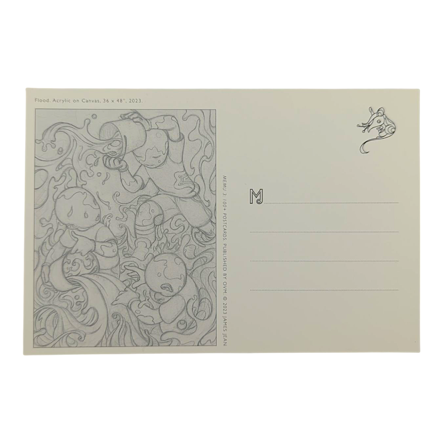 James Jean "Flood" Postcard

Offset lithograph on postcard
4 x 6 in
Features a reproduction of James Jean’s "Flood" (2023)