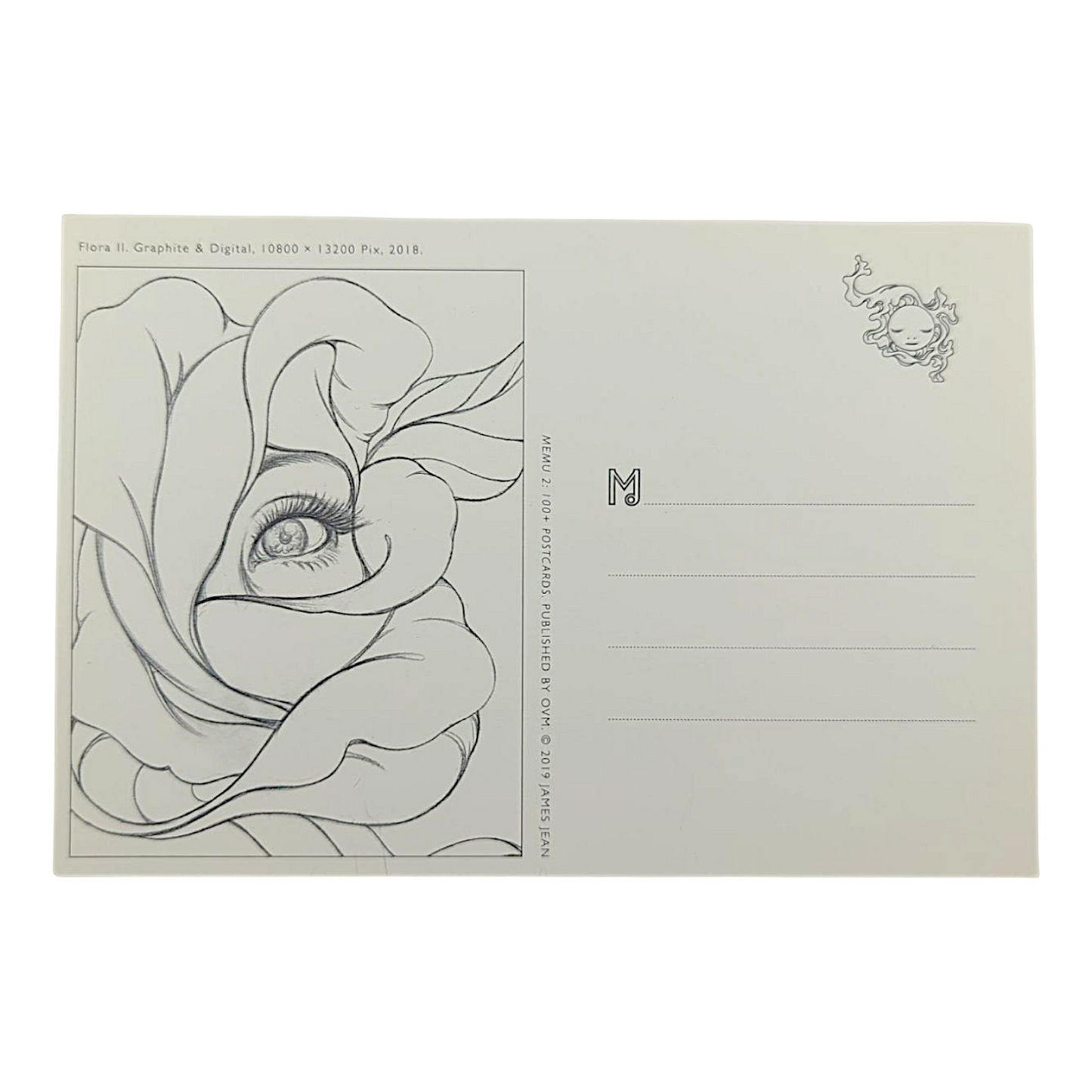James Jean "Flora II" Postcard