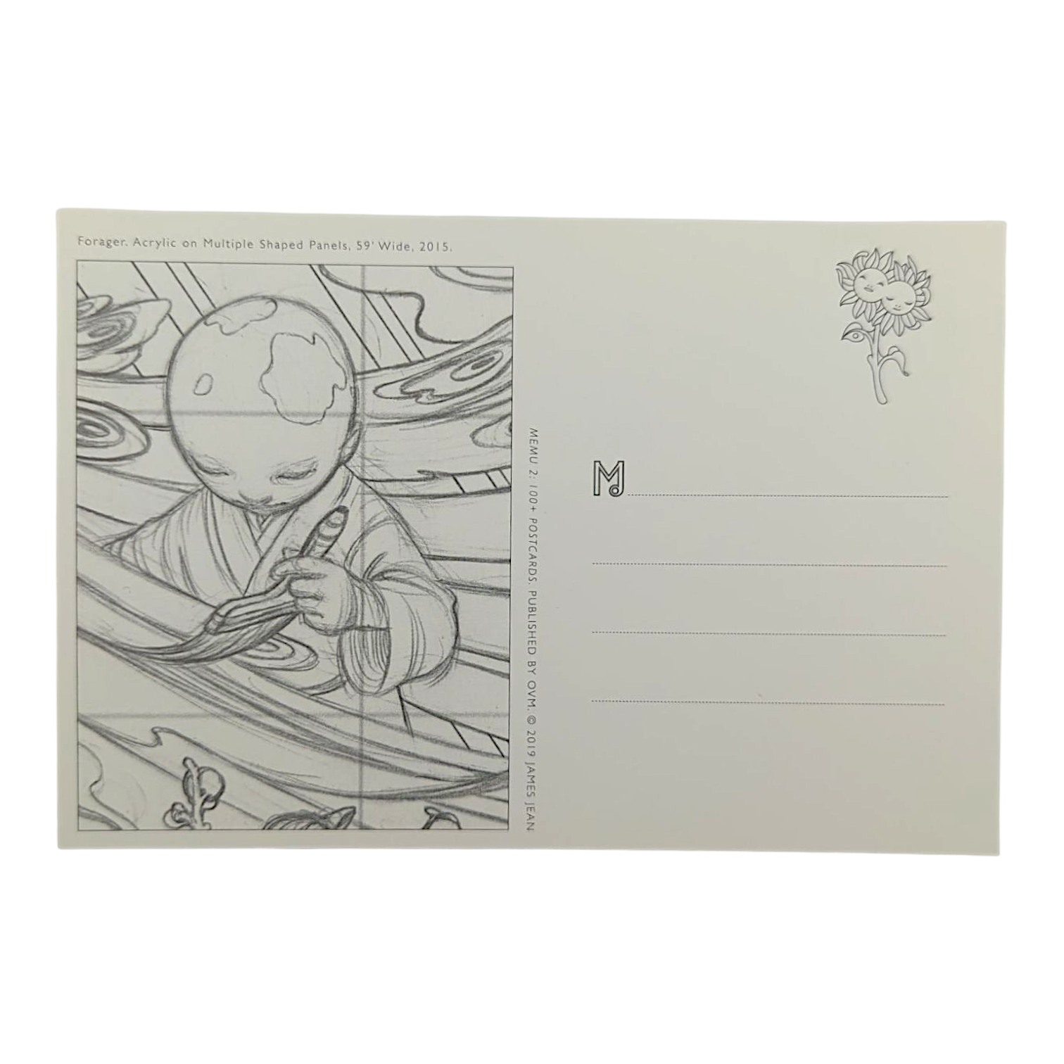 James Jean “Forager” Postcard

Offset lithograph on postcard
4 x 6 in
Features a reproduction of James Jean’s "Forager" (2015)