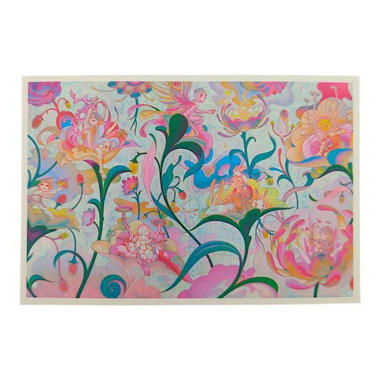 James Jean "Garden" Postcard

Offset lithograph on postcard
4 x 6 in
Features a reproduction of James Jean’s "Garden" (2021)