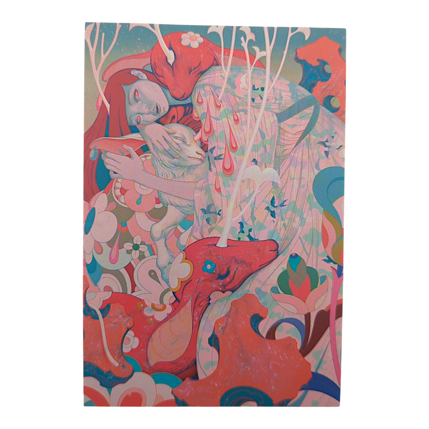 James Jean “Goat III” Postcard

Offset lithograph on postcard
4 x 6 in
Features a reproduction of James Jean’s "Goat III" (2020)