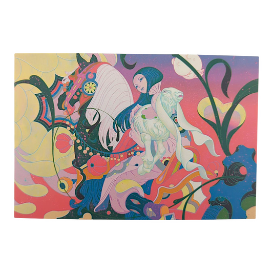 James Jean “Goat IV” Postcard

Offset lithograph on postcard
4 x 6 in
Features a reproduction of James Jean’s "Goat IV" (2021)