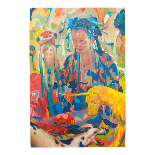 James Jean “Hannah" Postcard

Offset lithograph on postcard
4 x 6 in
Features a reproduction of James Jean’s "Hannah" (2017)